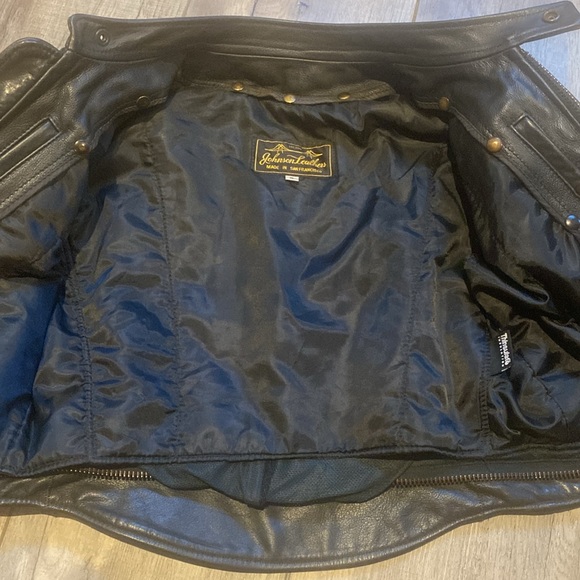 Johnson Leather women's motorcycle jacket size 8 - Picture 5 of 7